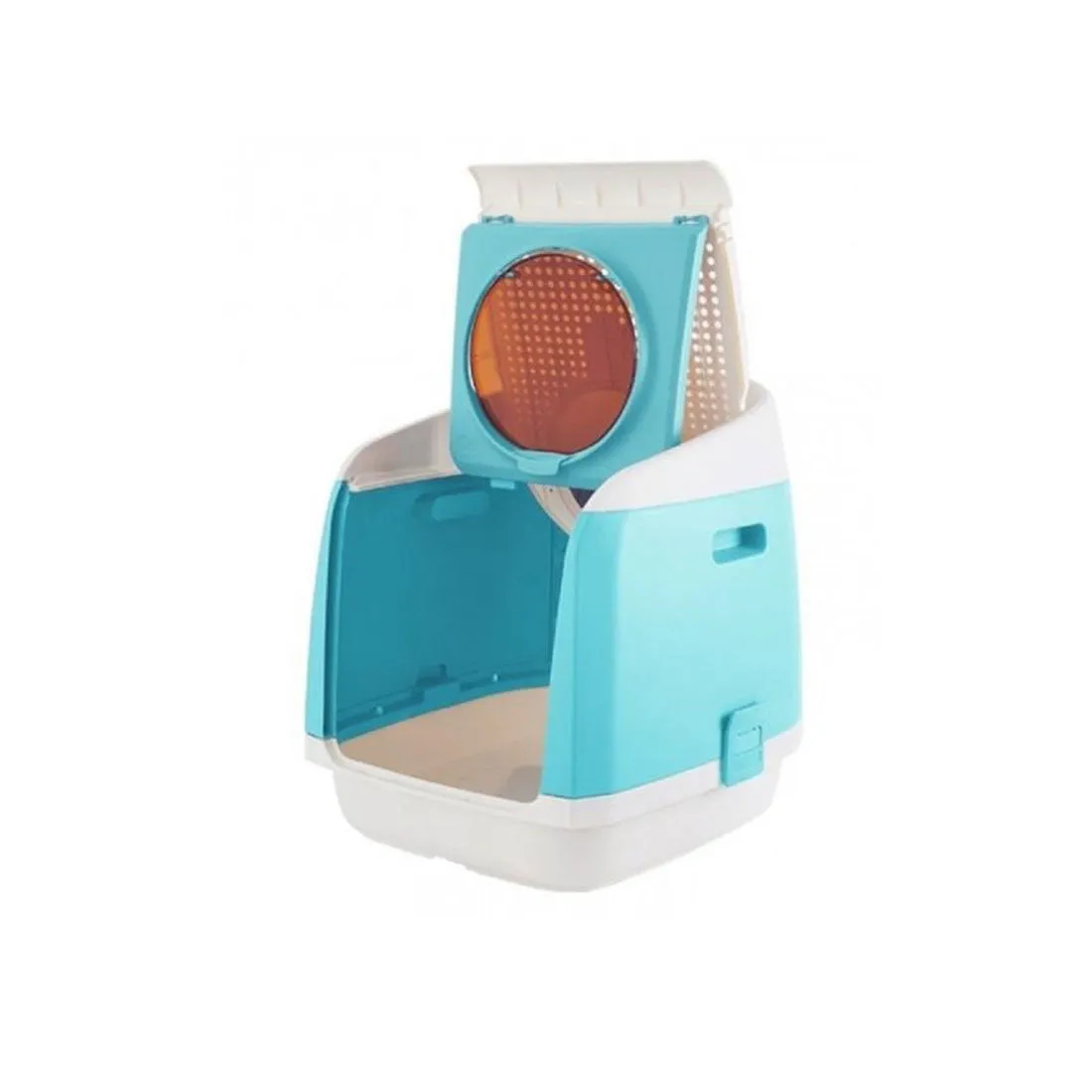 Pakeway Tomcat Cat Litter Box Fully Enclosed Kitty Tray Toilet Odor Control Basin Large - green