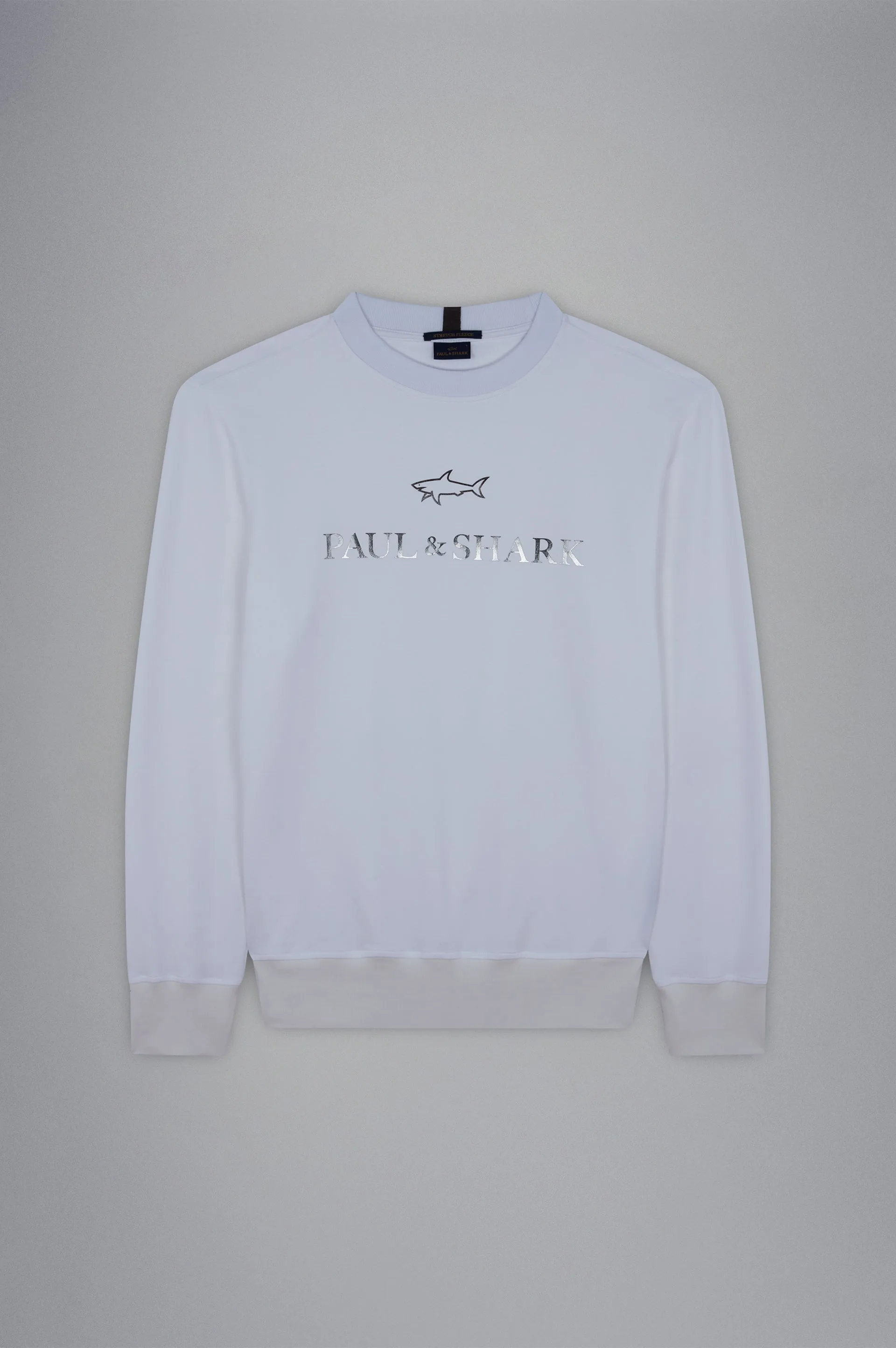 Paul & Shark Stretch Cotton Sweatshirt | White