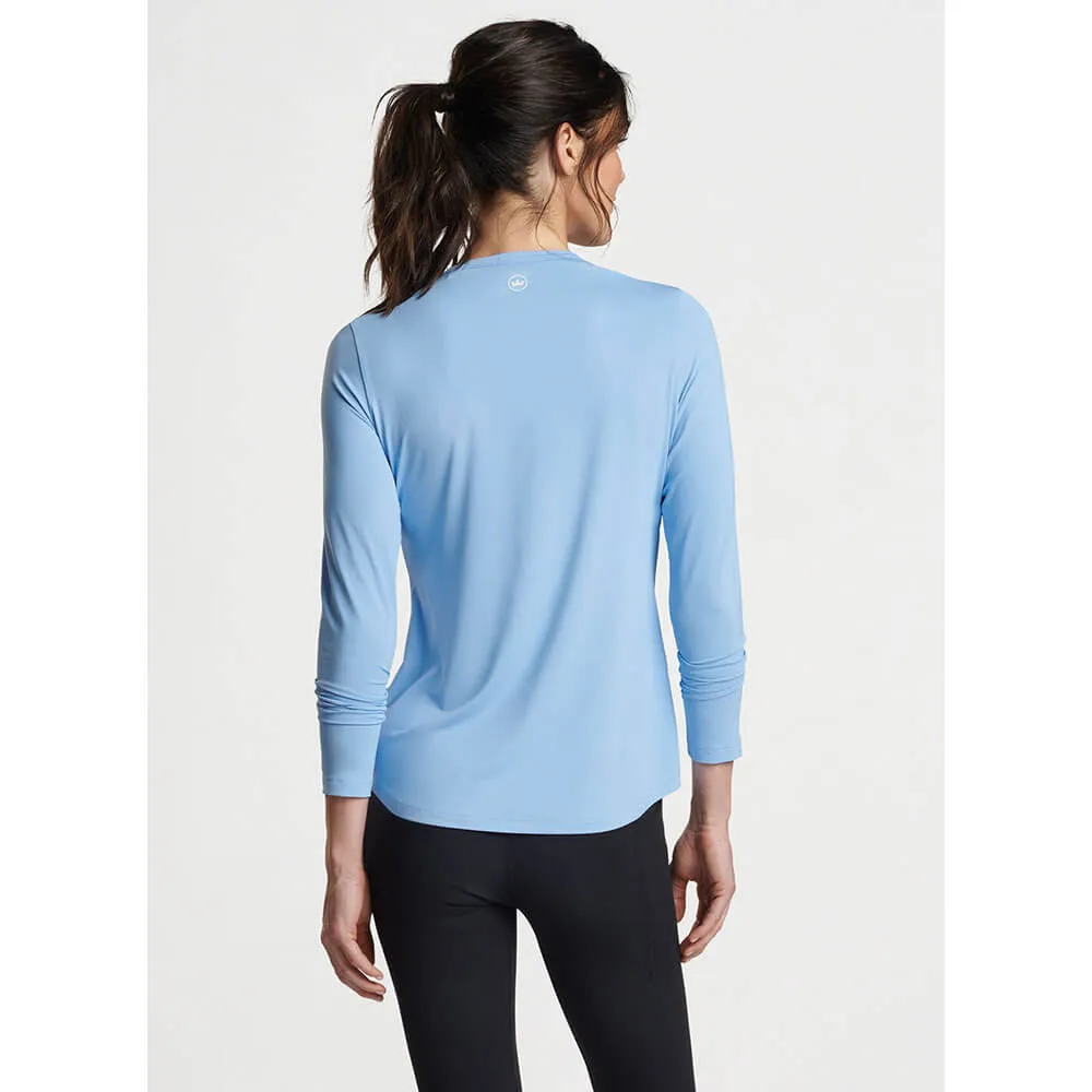 Peter Millar Women's Lightweight Long-Sleeve Sun T-Shirt - Cottage Blue