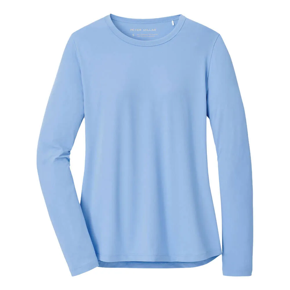 Peter Millar Women's Lightweight Long-Sleeve Sun T-Shirt - Cottage Blue