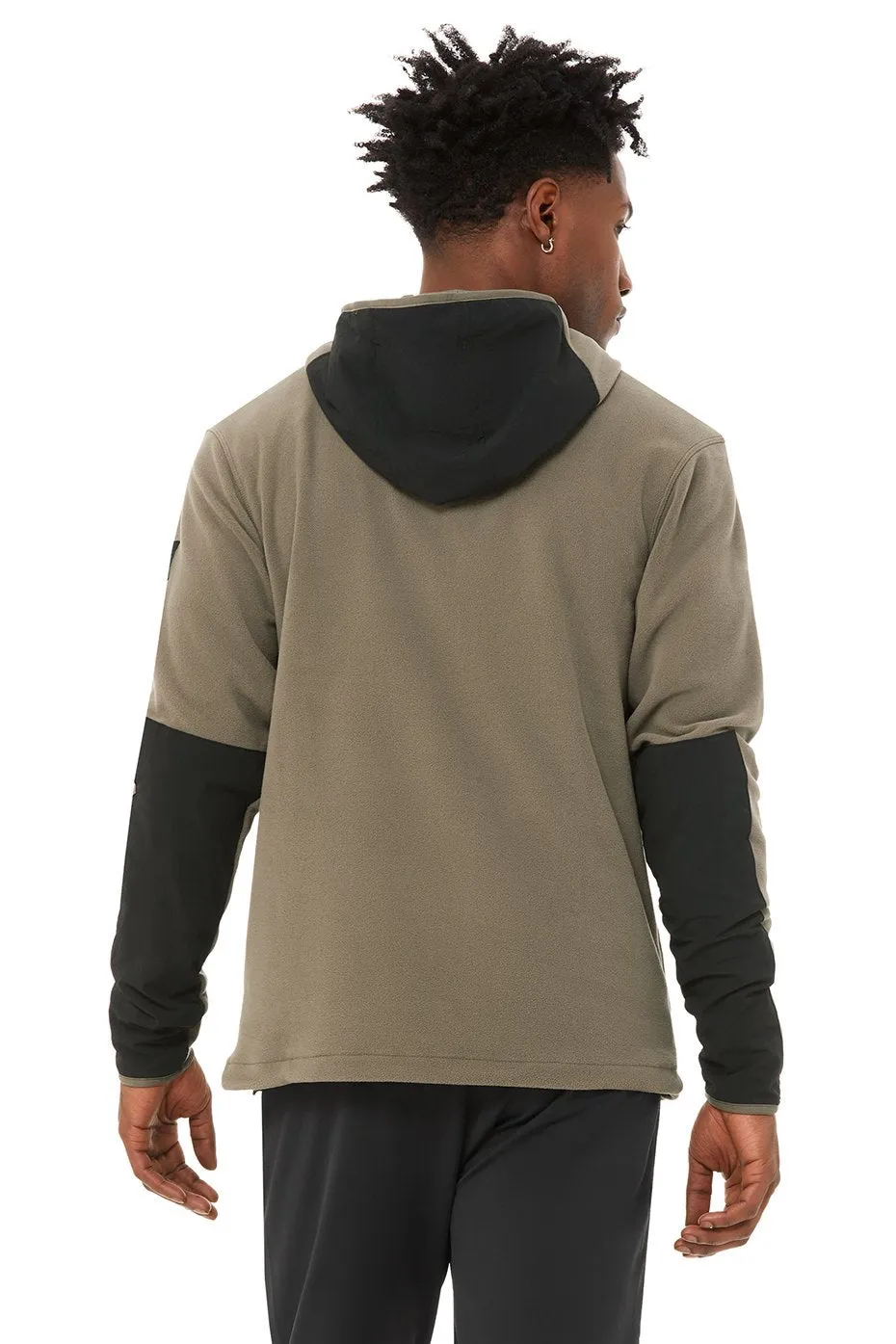 Polar Fleece - Olive Branch/Black