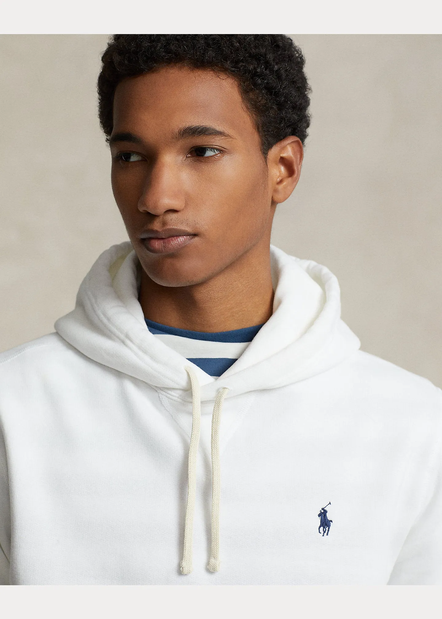 Ralph Lauren The RL Fleece Hoodie | White