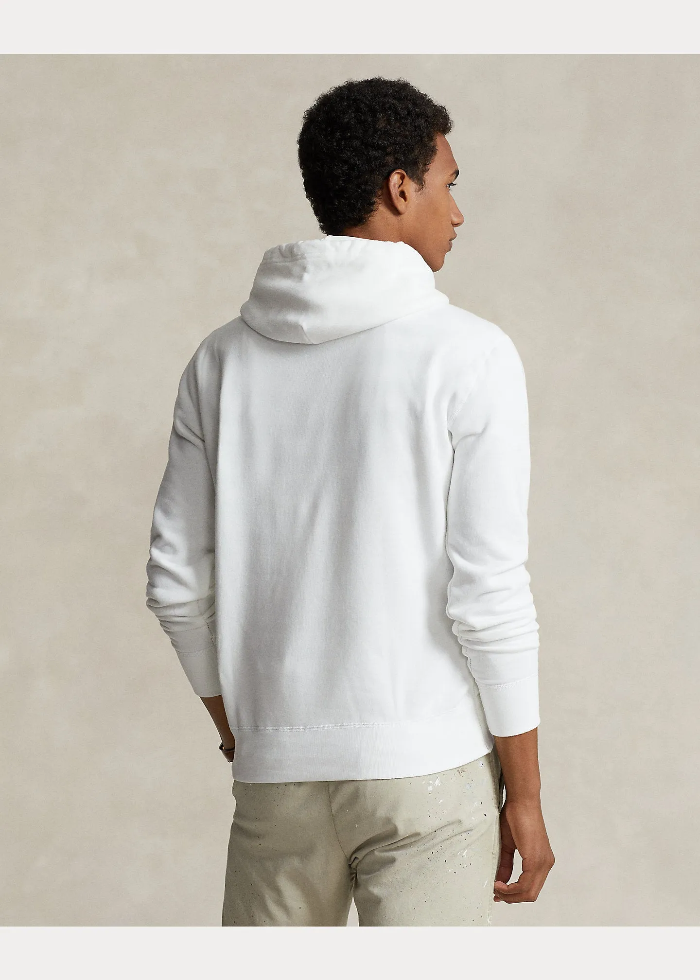 Ralph Lauren The RL Fleece Hoodie | White