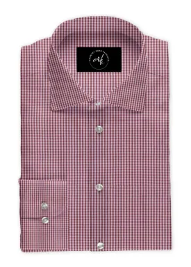 Red Small Check Shirt
