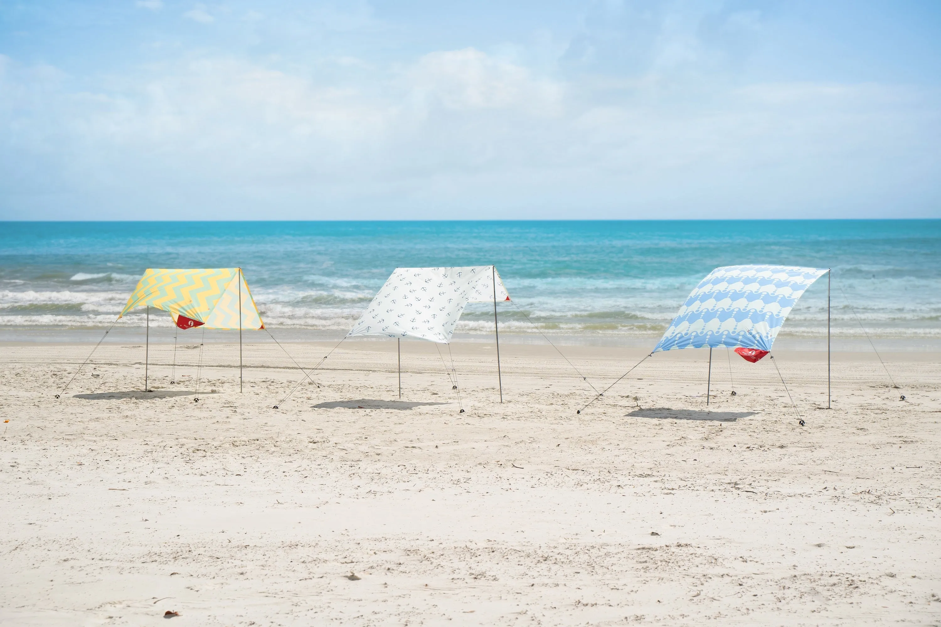 Red Suricata TeePee Beach Tent & Beach Canopy for 1-2 Persons,  UPF50 Sun Beach Shade, Akumal Style Sunshade