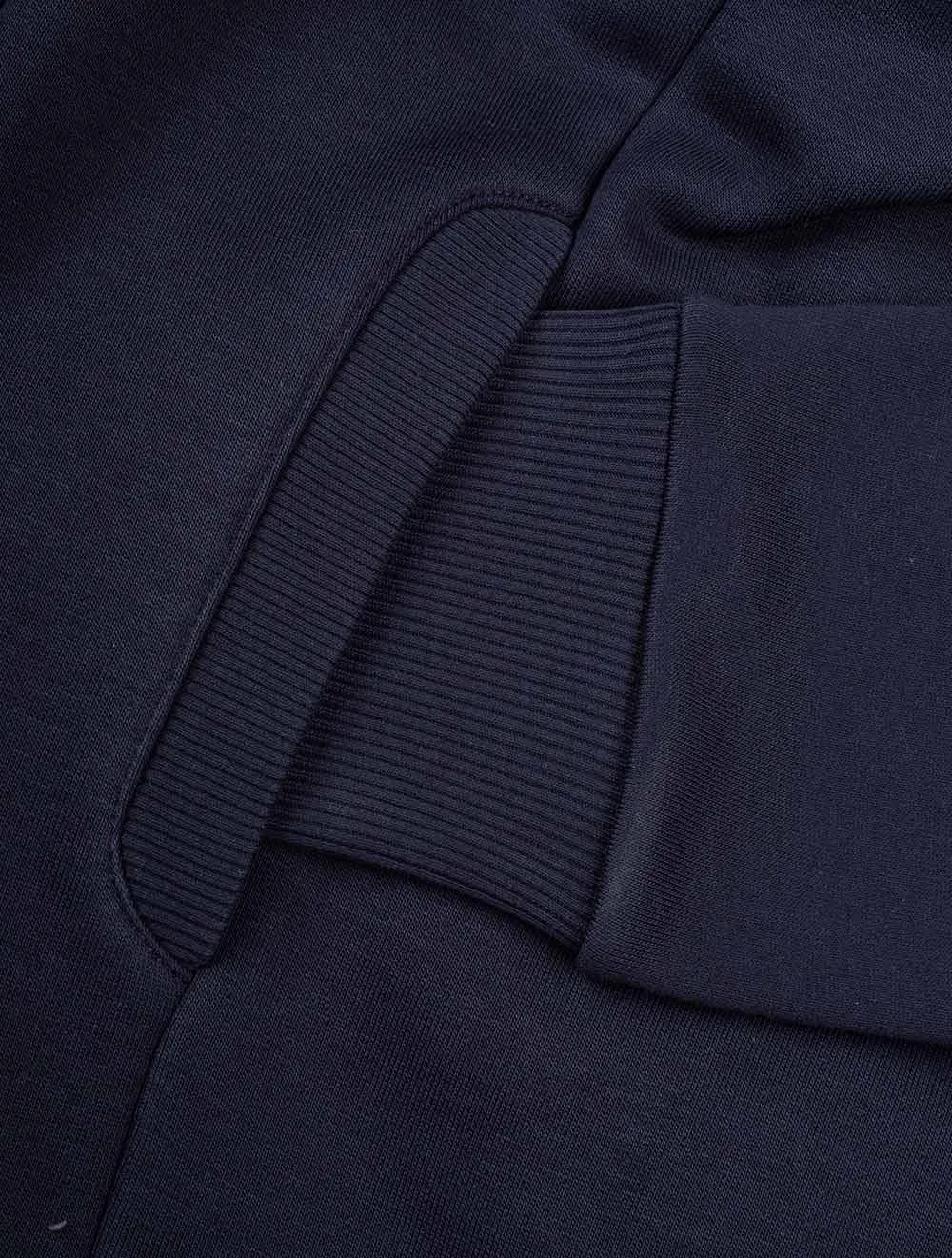 Retro Logo Full Zip Hoodie Evening Blue