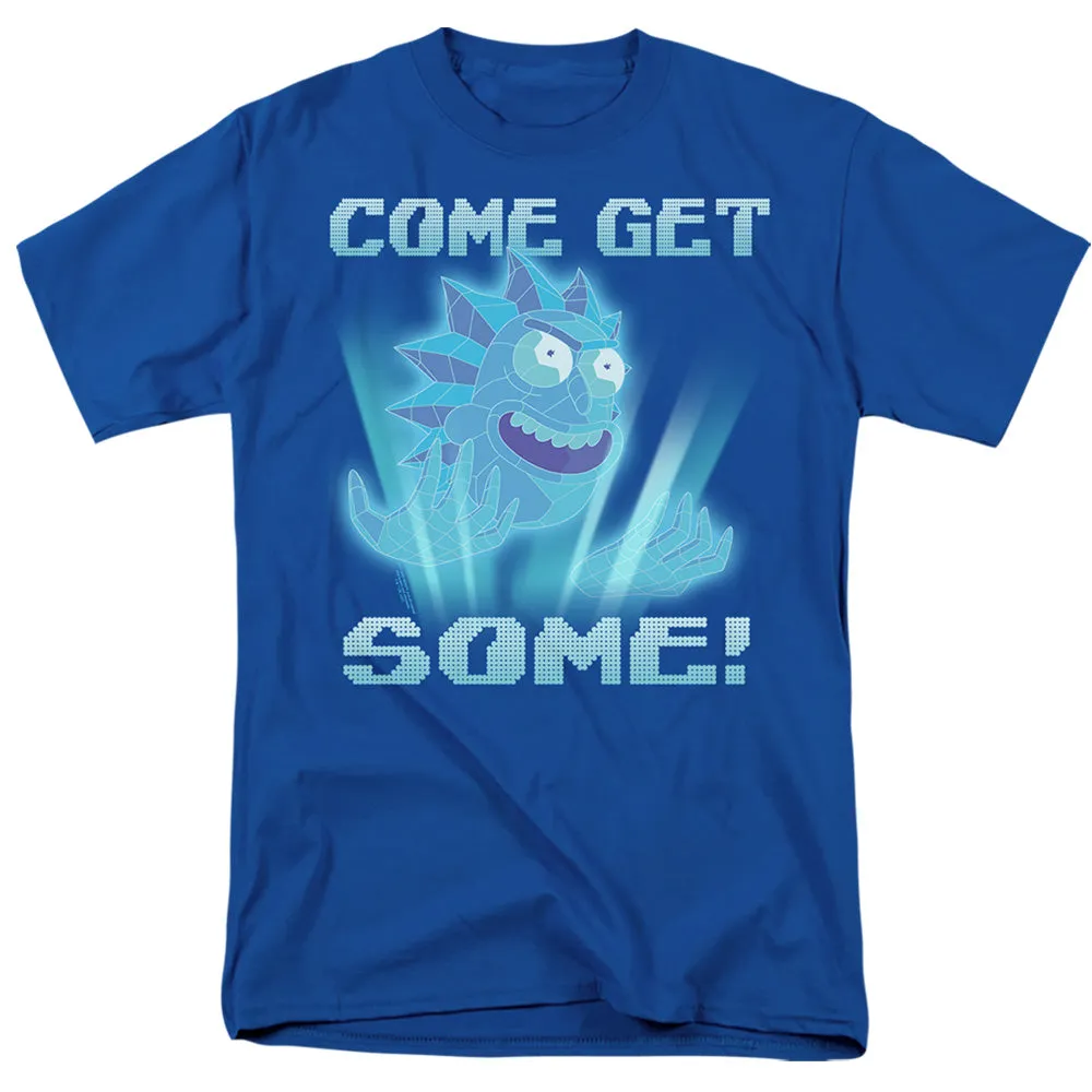 Rick And Morty Come Get Some Mens T Shirt Royal Blue