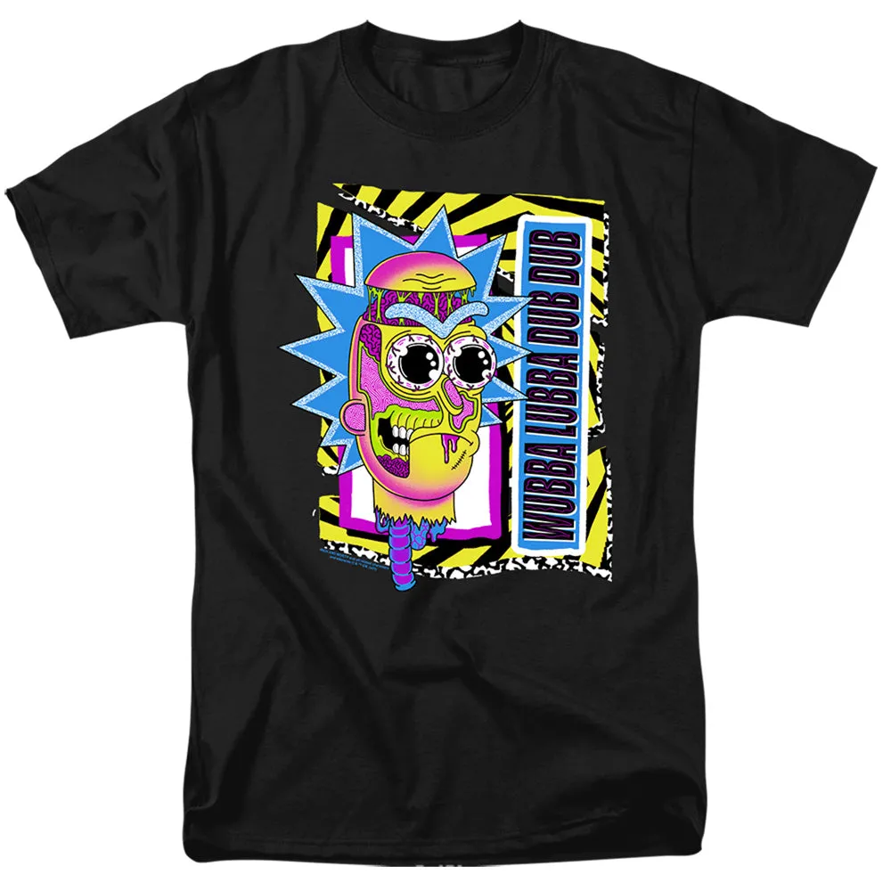 Rick And Morty Wubba Lubba Dub Dub Mens T Shirt Black