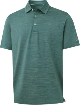 Rouen Polo Shirts for Men Dry Fit Performance Moisture Wicking Casual Jacquard Heather Collared Mens Golf Shirts Short Sleeve