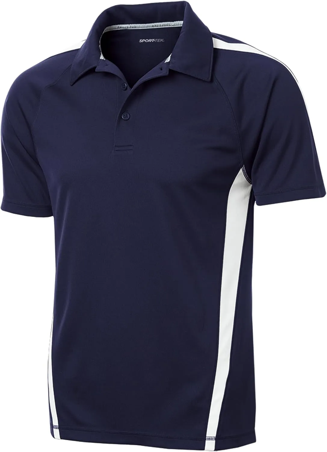 SPORT-TEK Men's PosiCharge Micro Mesh Colorblock Polo