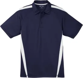 SPORT-TEK Men's PosiCharge Micro Mesh Colorblock Polo