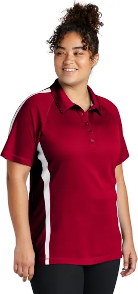 Sport-Tek Women's Micro Mesh Colorblock Polo Shirt