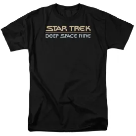 Star Trek Deep Space Nine Logo Mens T Shirt Black
