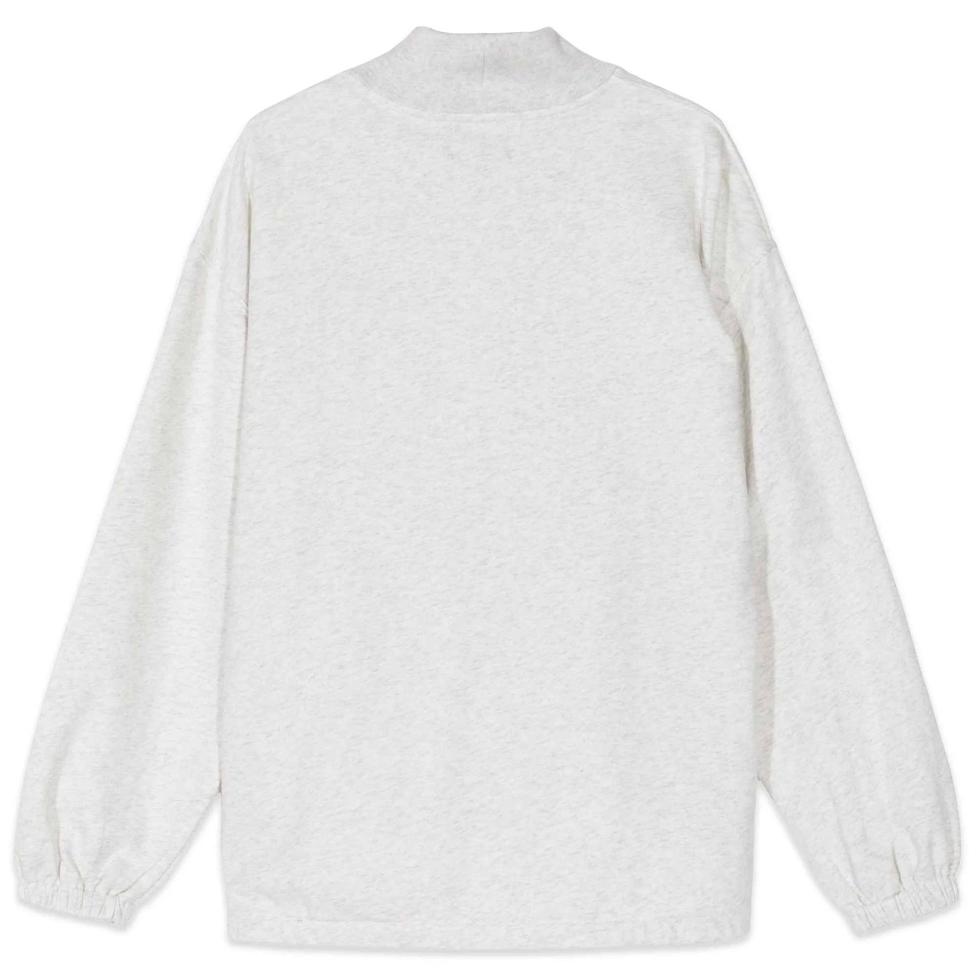 Stussy Benton Long Sleeve Tee Terry Mock Ash