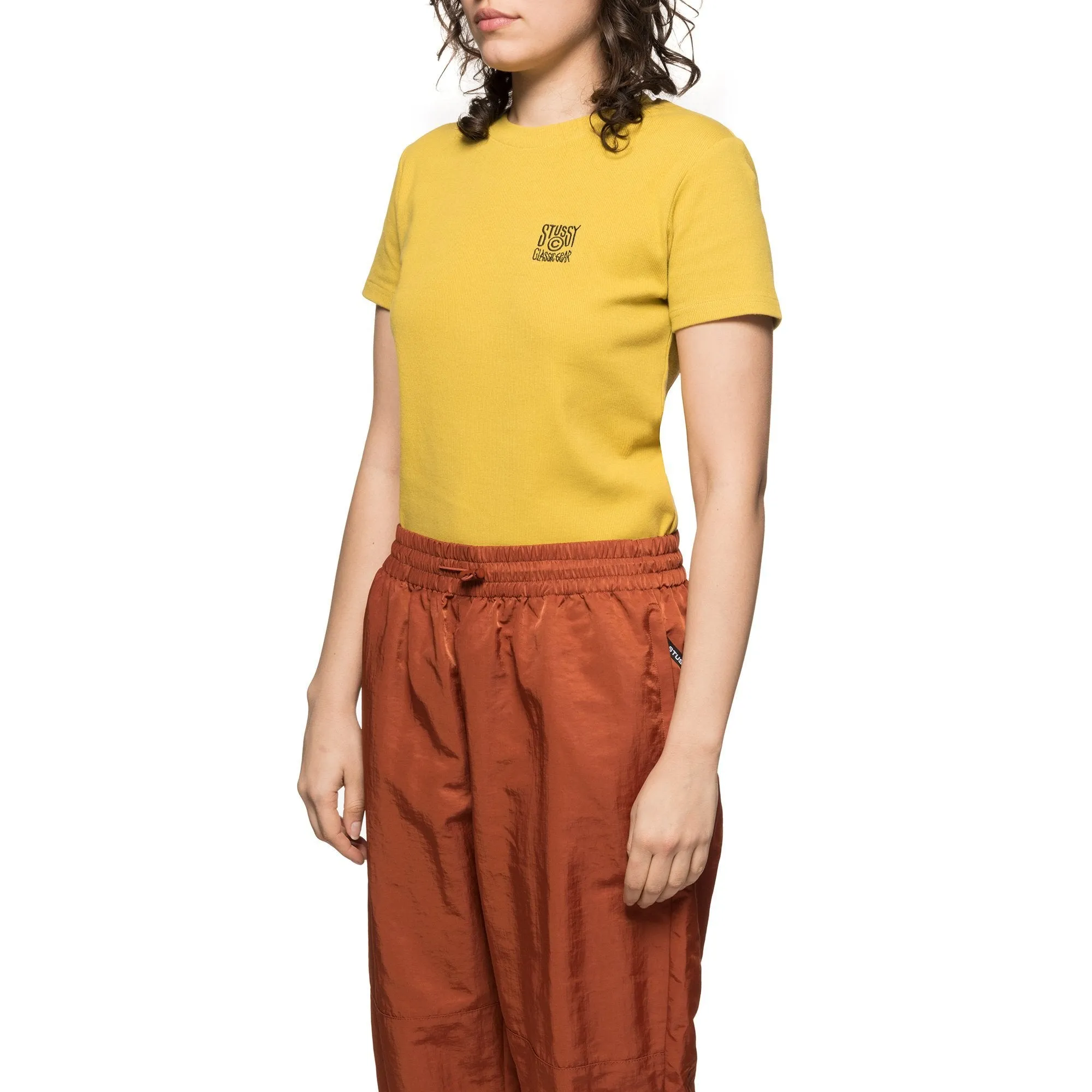 Stussy Classic Rib Tee Mustard