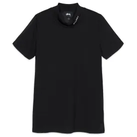 Stussy Gazer Mock Tee Black