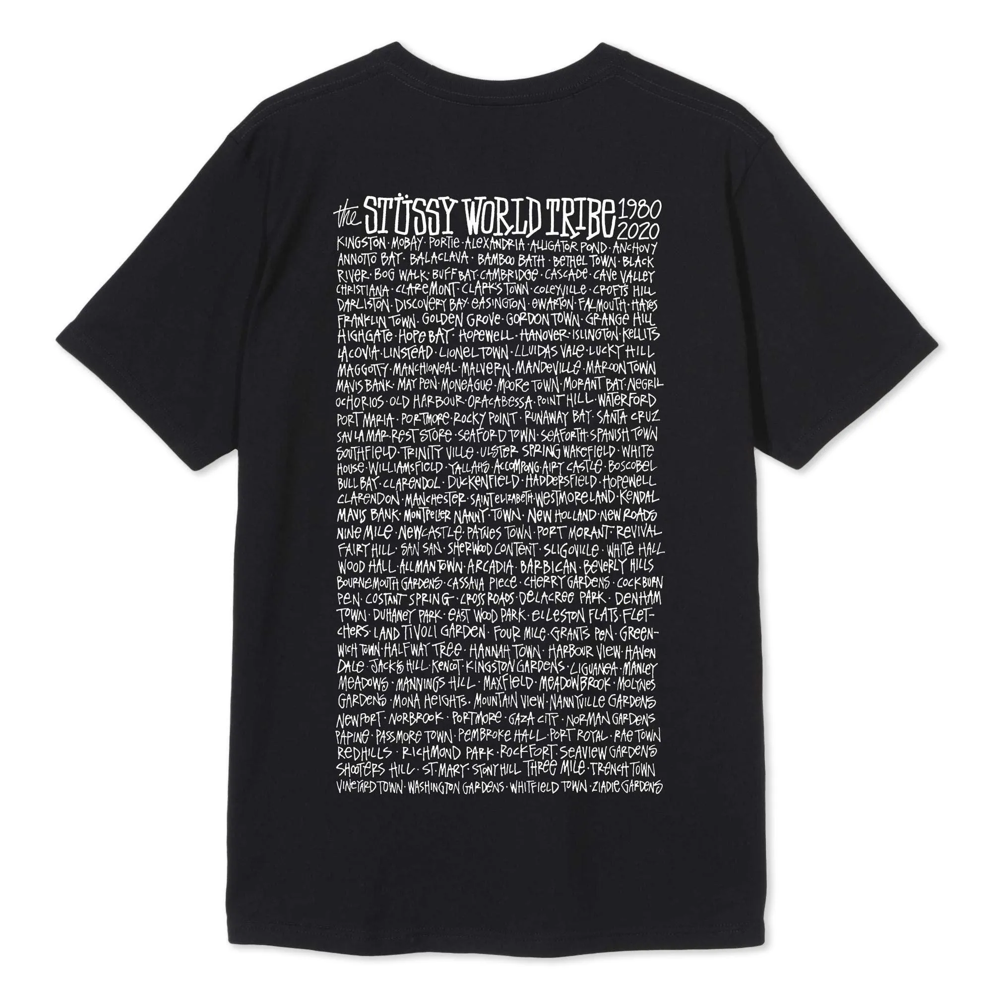 Stussy Jamaica World Tribe Tee Black