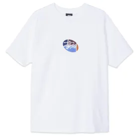 Stussy Quarter Oval Stock Tee White