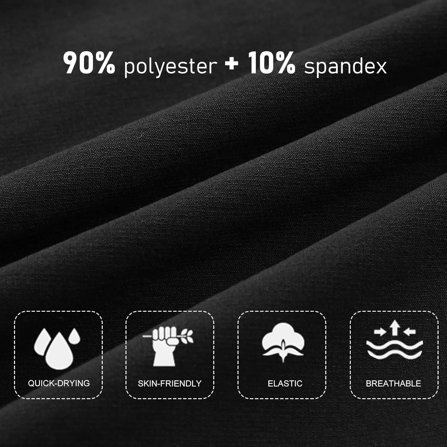 Suwangi Men's Athletic Running Pants Active Lightweight Workout Joggers Quick Dry Gym Loose Fit Sweatpants with Pockets