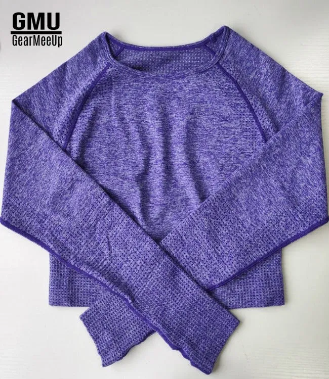 Tempo Seamless Long Sleeve Crop