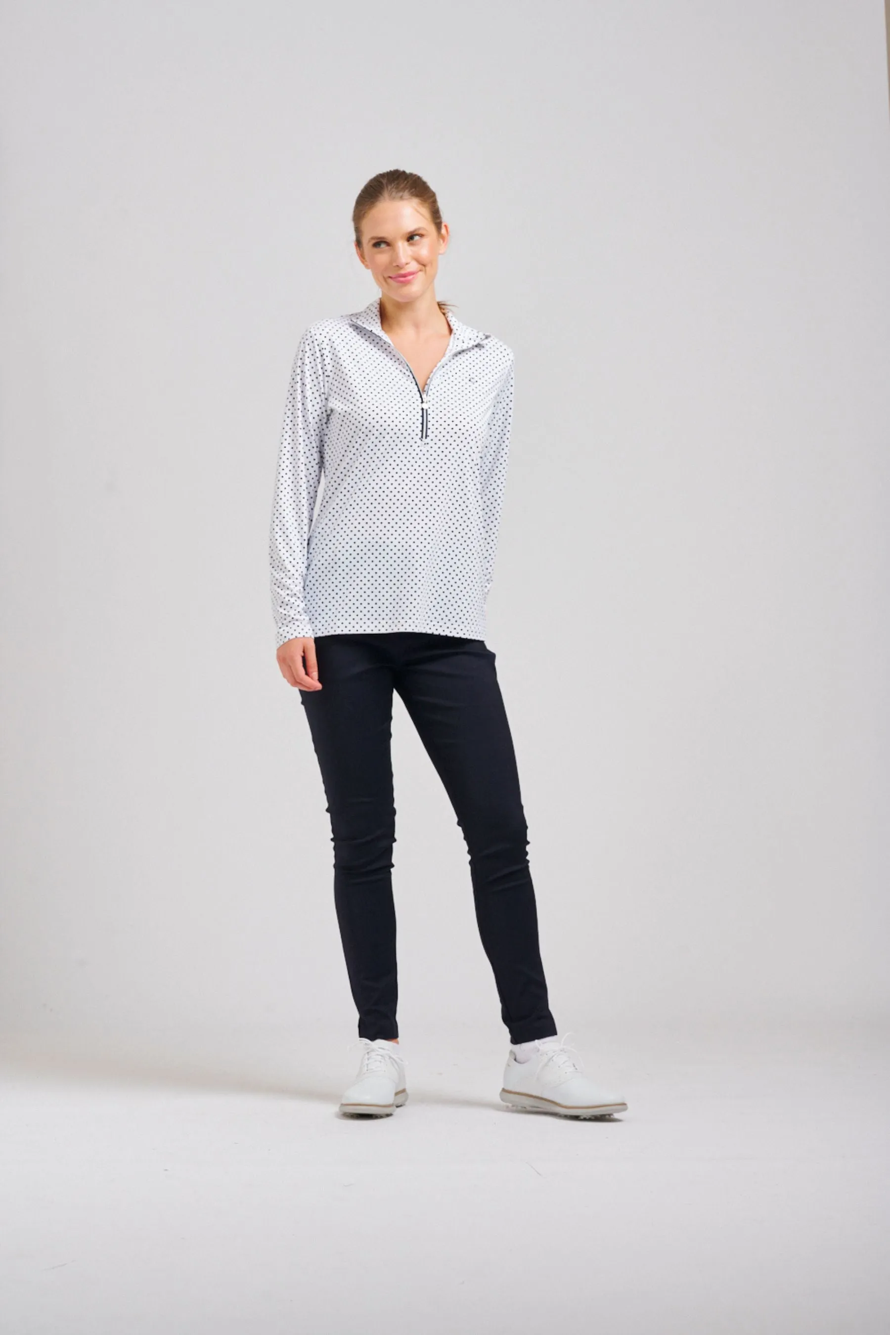 The Grange Long Sleeve Shirt | French Navy Spot