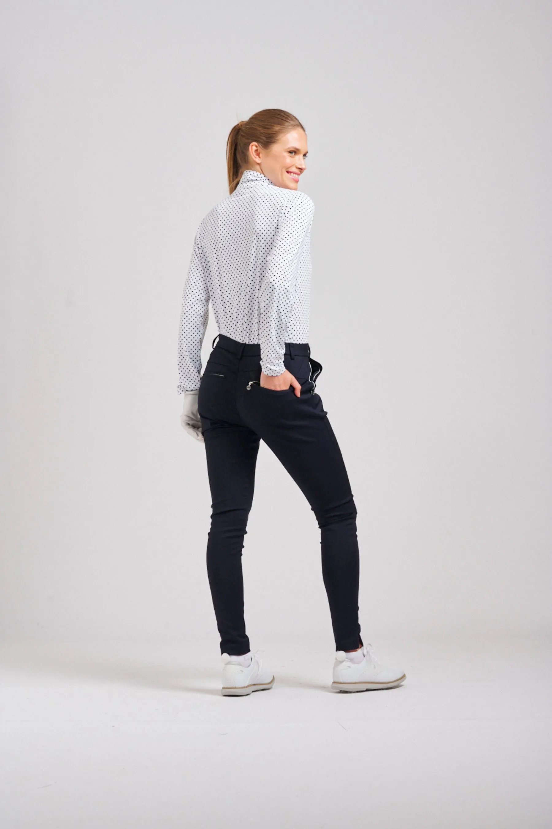 The Grange Long Sleeve Shirt | French Navy Spot