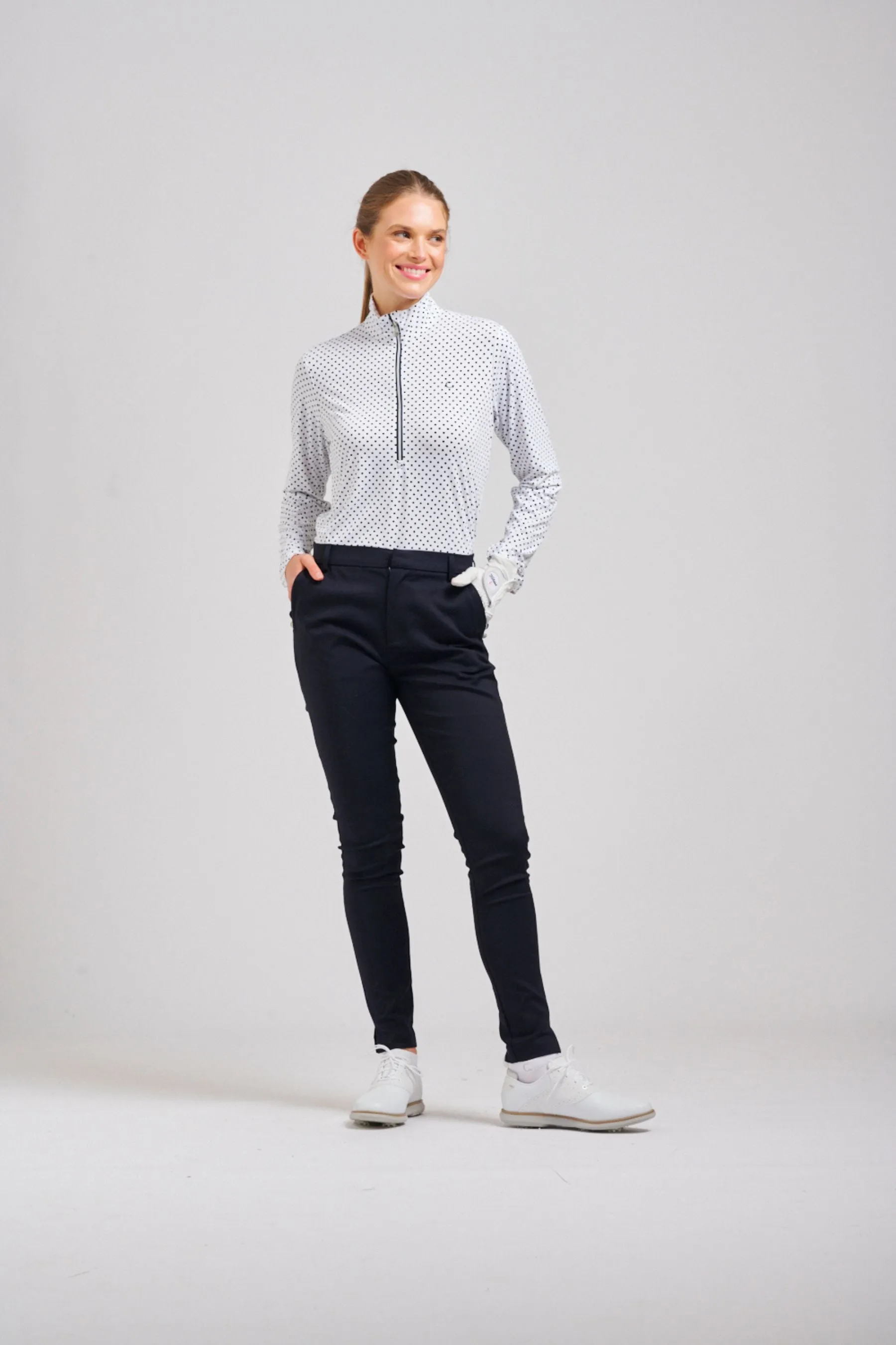 The Grange Long Sleeve Shirt | French Navy Spot