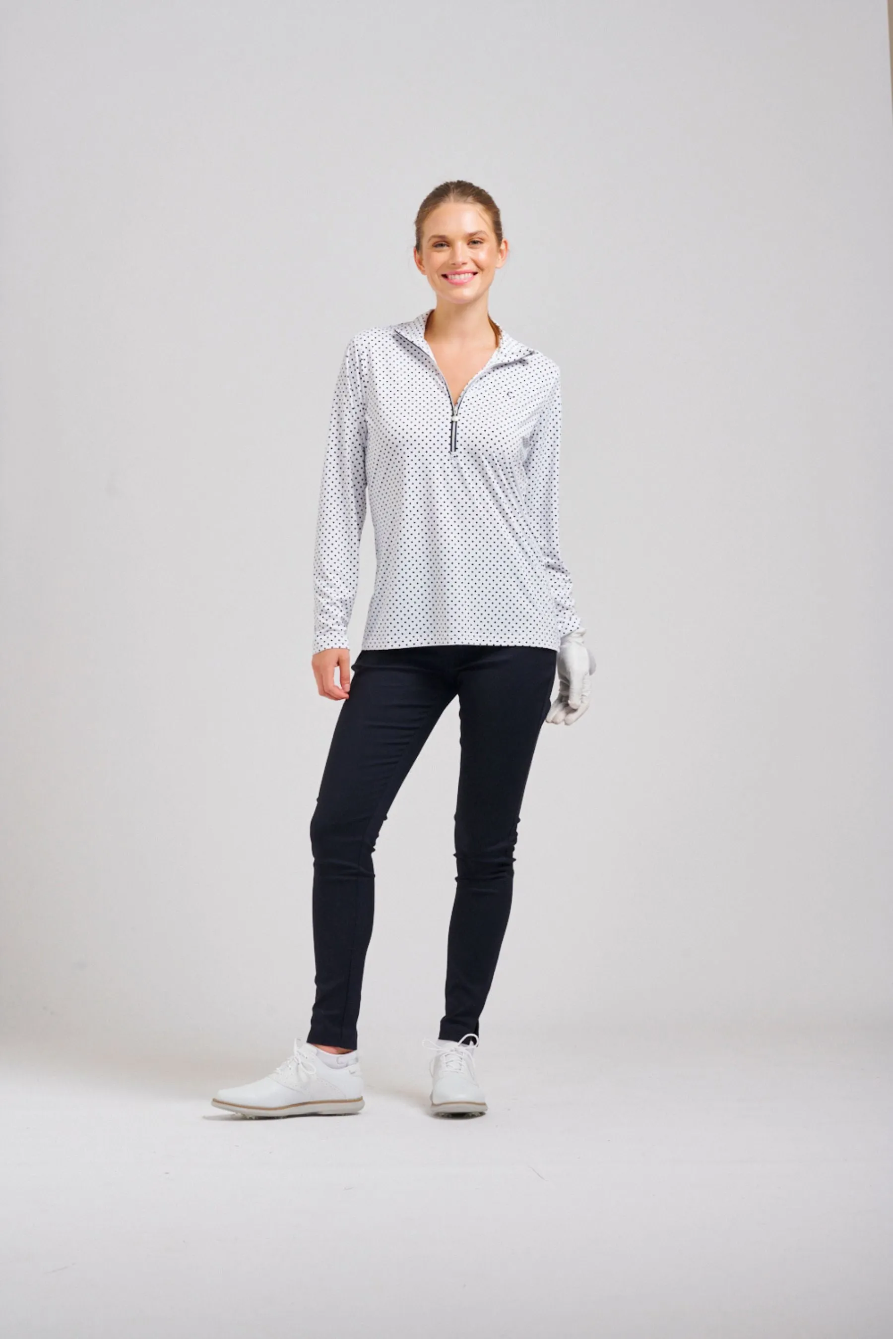 The Grange Long Sleeve Shirt | French Navy Spot