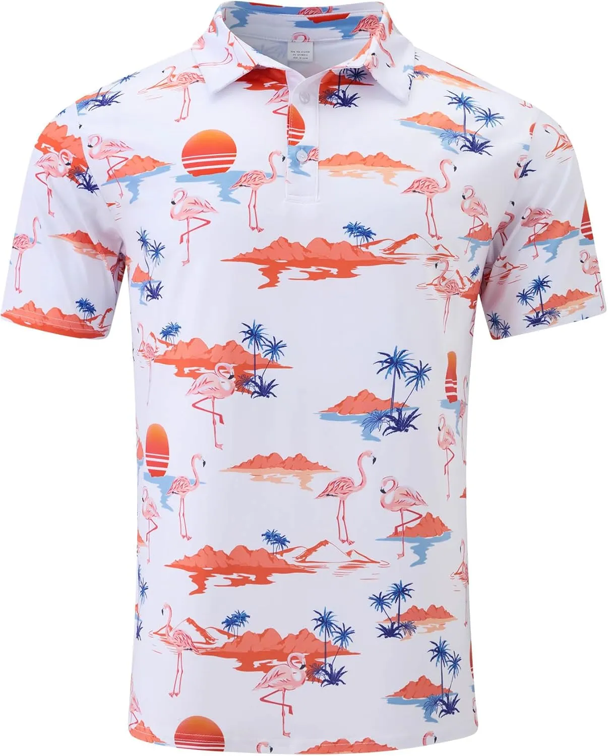 uideazone Golf Shirts for Men Dry Fit Polo Shirt Short Sleeve Moisture Wicking Golf Polos Performance Golf Tennis Shirt
