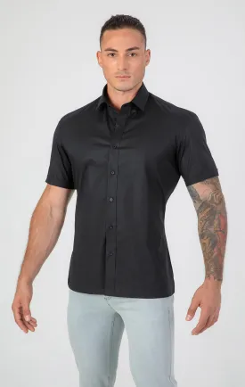 VFIT5 Short Sleeve Cotton Shirts : Black