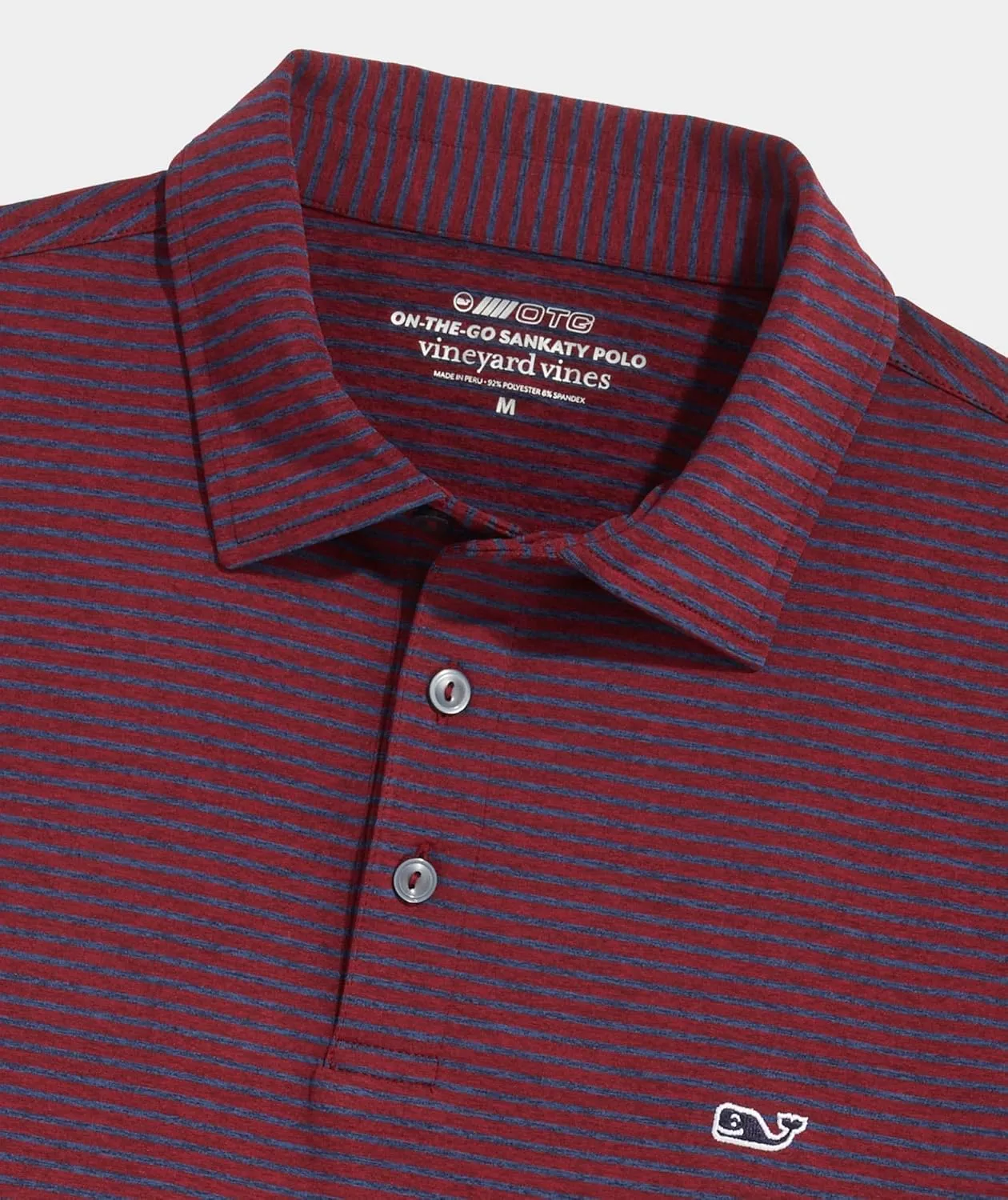 vineyard vines Men's Bradley Stripe Sankaty Polo