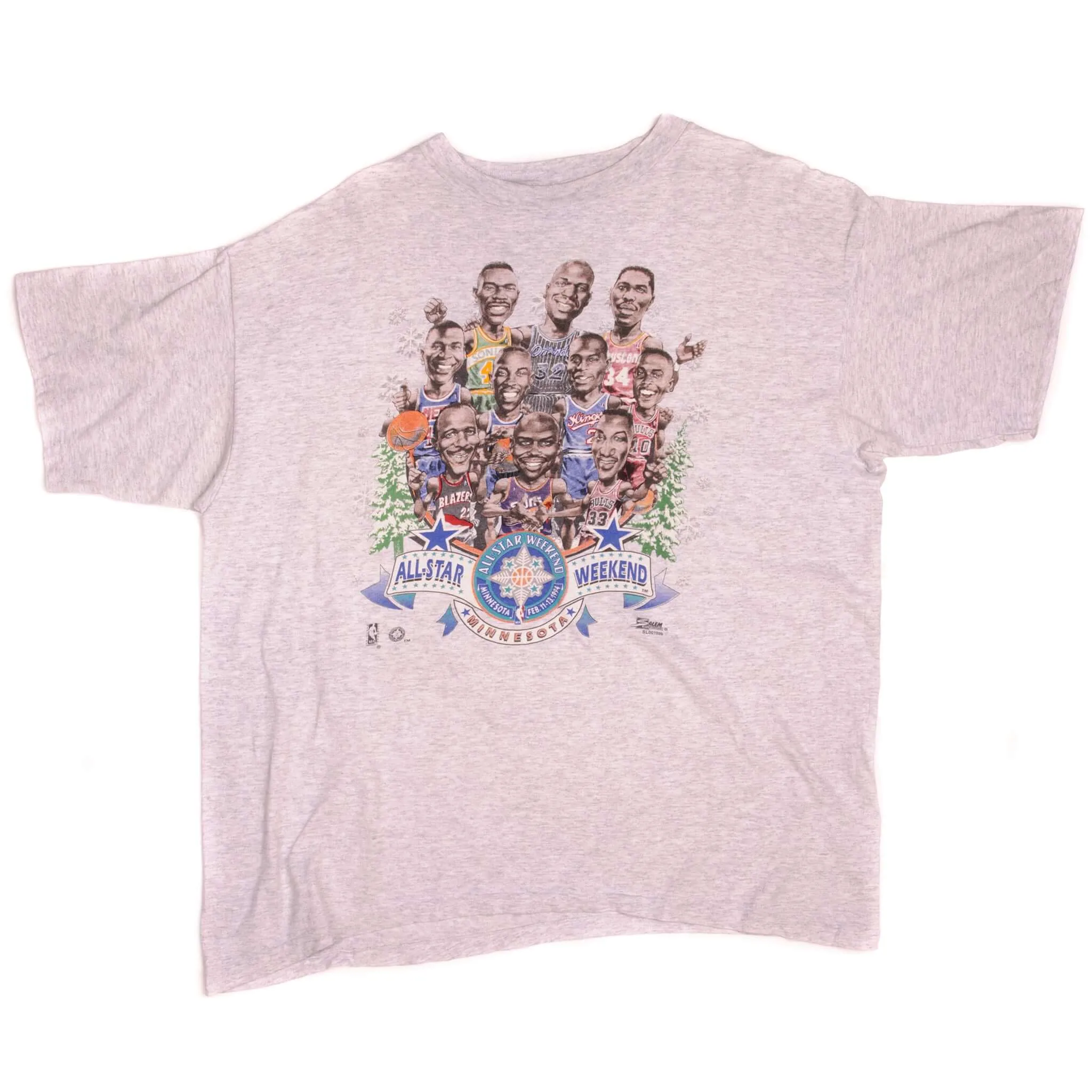 VINTAGE NBA ALL STAR WEEKEND TEE SHIRT 1994 SIZE XL MADE IN USA