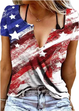 Vintage Rock Skeleton Eagle T Shirts for Women Casual Country Music Tshirts Funny Summer Rock Band Concert Shirt Top