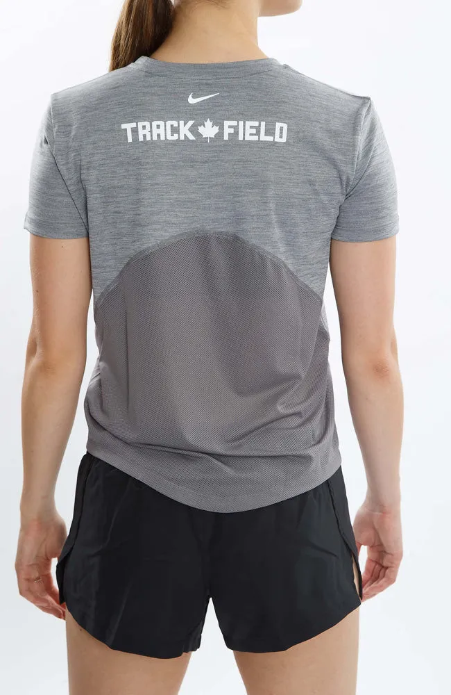 Women’s Nike Canada Track & Field Miler Short-Sleeve Running Top