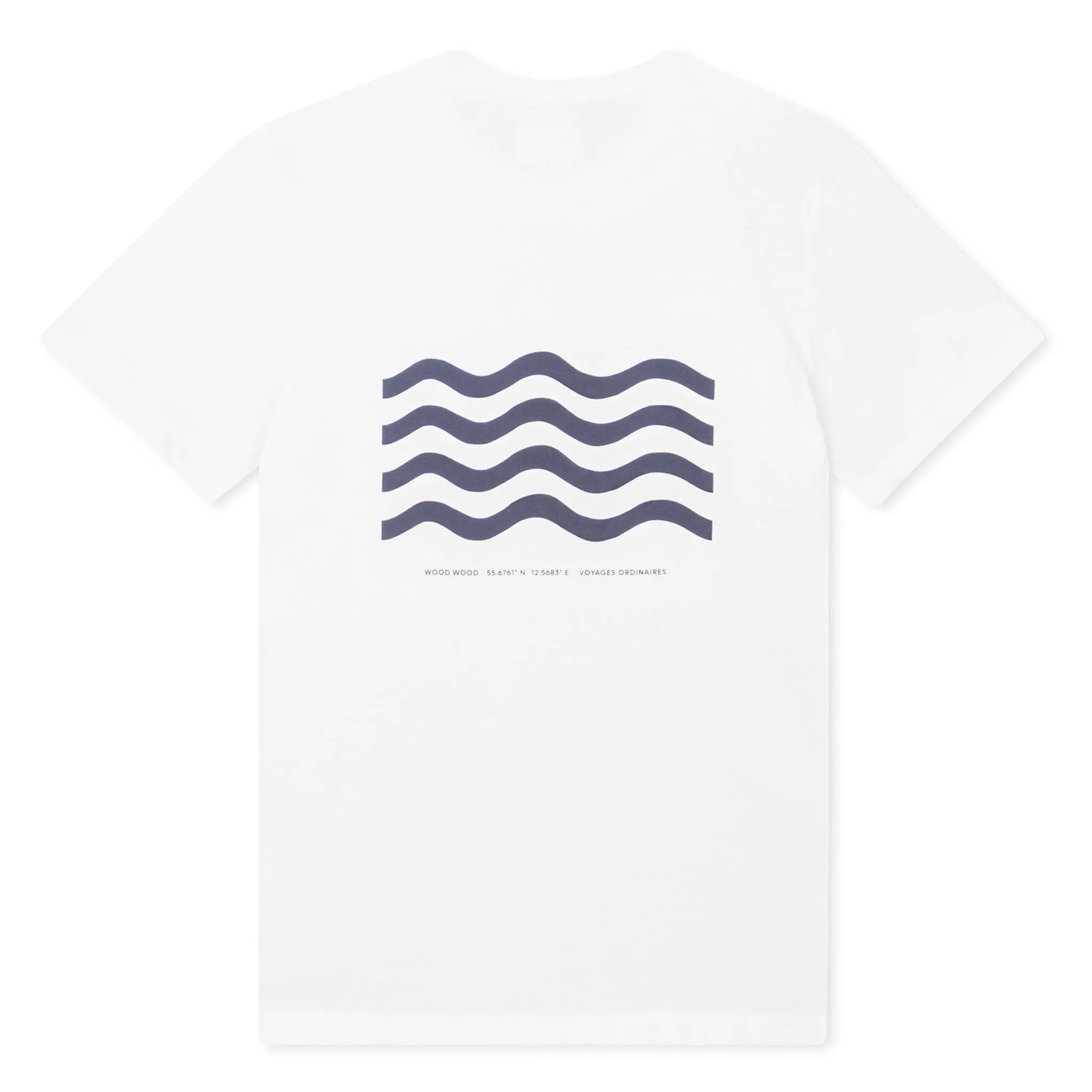 Wood Wood Wave Tee White