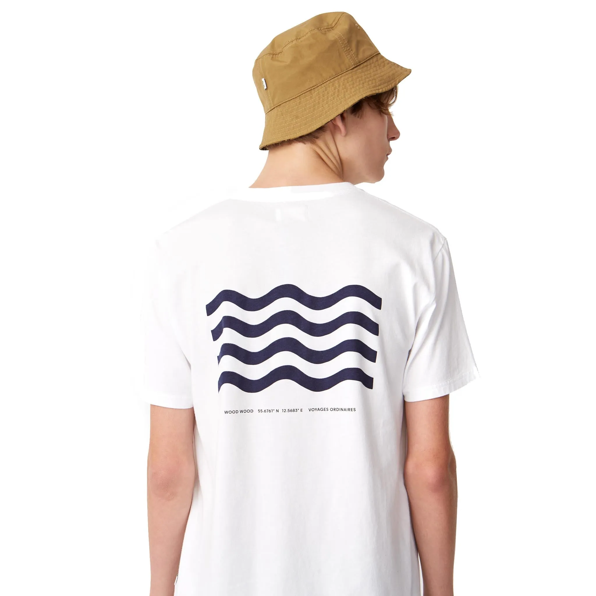 Wood Wood Wave Tee White